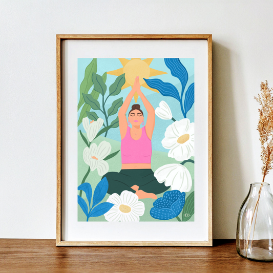Finding My Balance - Art Print