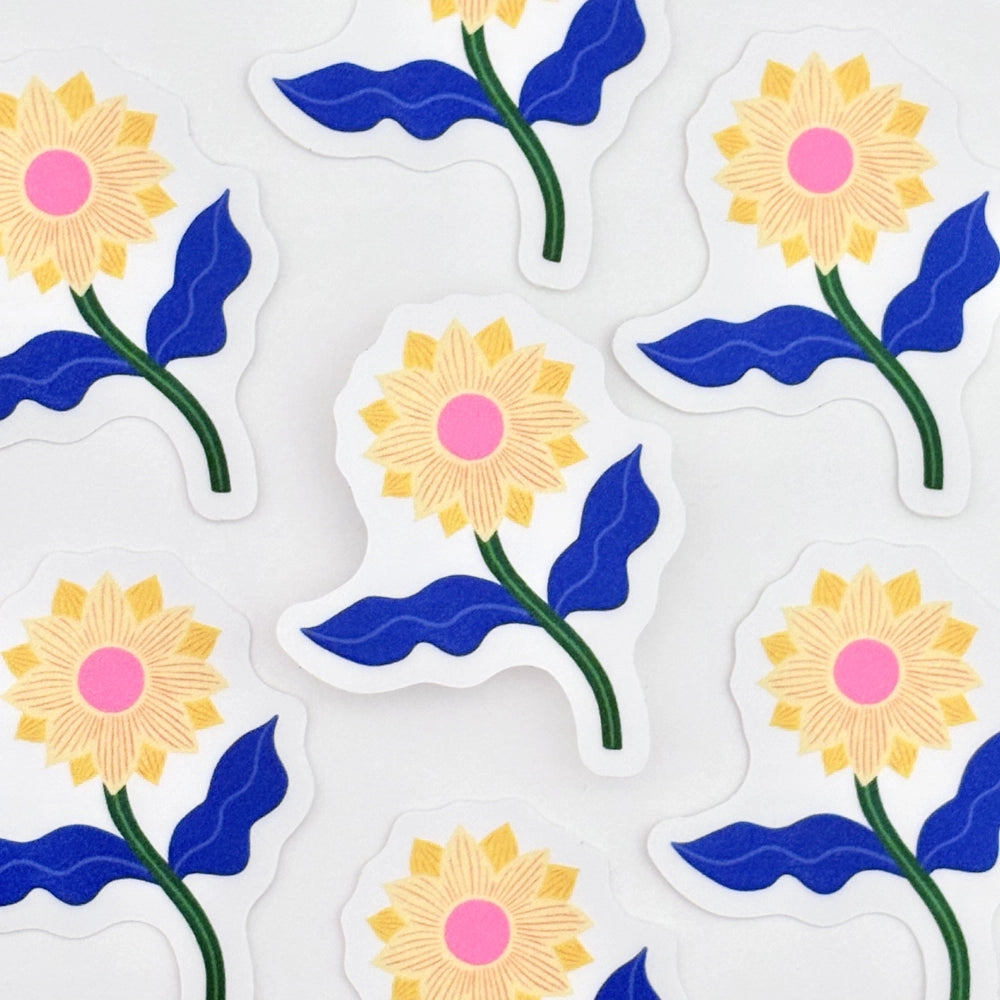 Sunflower Vinyl Sticker